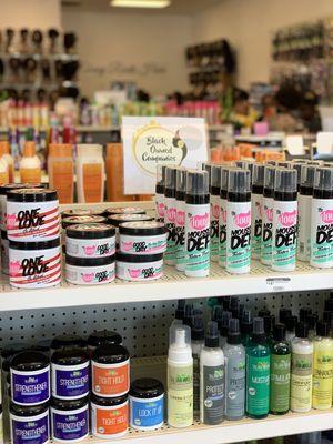 The first aisle Highlights sought after black owned hair products