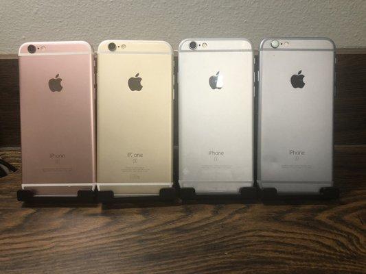 iPhone 6s Smartphone in Rose Gold, Silver, Gray, and Gold!!