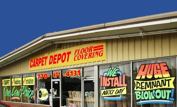 Carpet Depot storefront