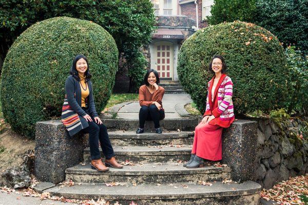 Drs. Michelle Yan, Adrianne Sebastian, and Mary Fu