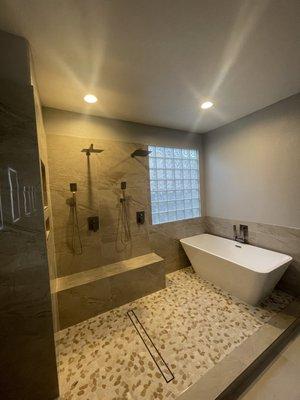 Master bath remodel