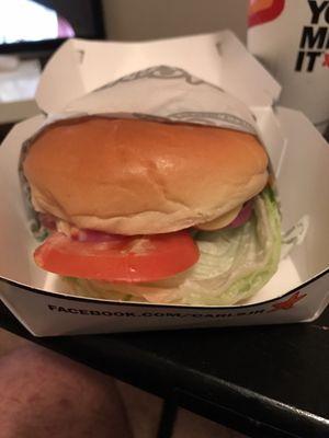 My "$6 let down burger". Where is the burger?