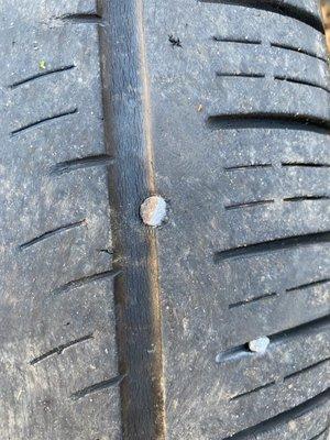 Bald tire