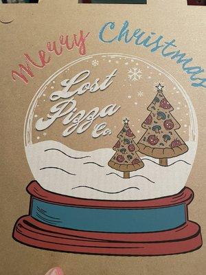 Christmas pizza boxes!!