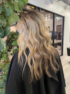 Balayage/ hand painted highlights