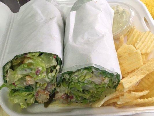 The Chicken Caesar Wrap!