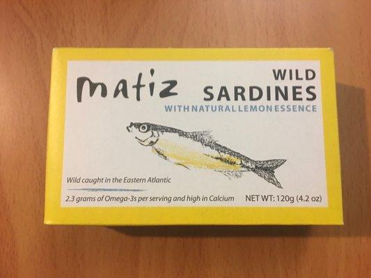 Matiz Wild Sardines w/ Natural Lemon Essence