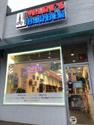 Fifth year anniversary of Mary's Barber Shop 2013-2018