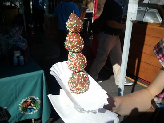 Choc-Kabob with Sprinkles