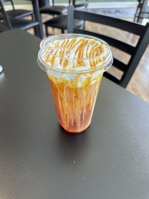 Salted caramel cold brew