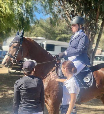 Show fun! It's not about the ribbons, it's the people and horses that make it fun!