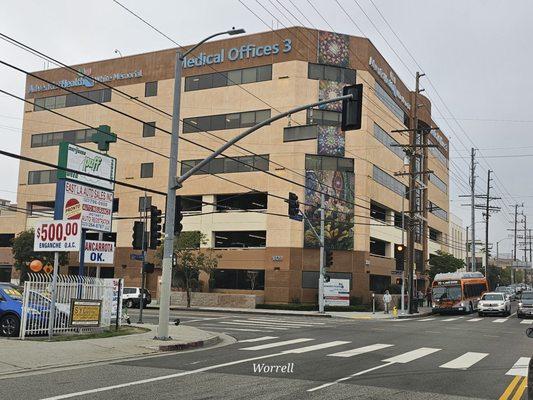 Exterior of building where office is located on 6 th floor