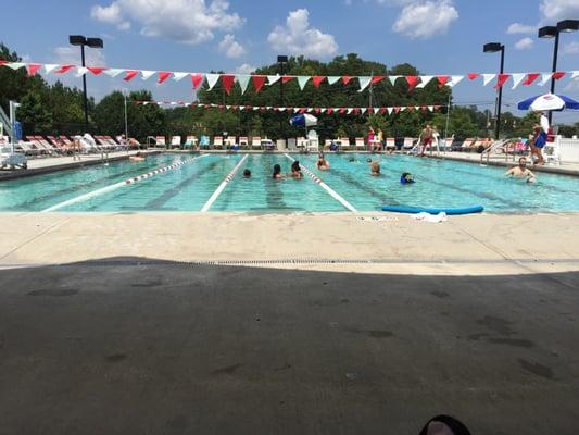 Best thing for kids, how ever be careful on the days you come. This pool is set up in swim lanes most days.