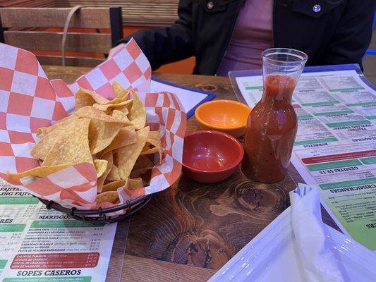 Salsa and Chips