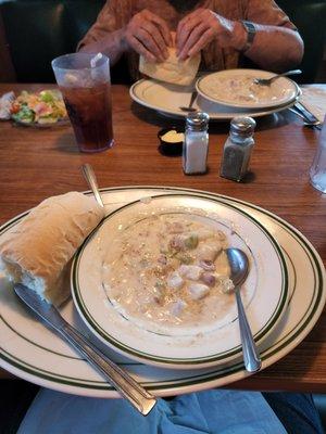 Friday Night's bowl of New England Clam Chowder!