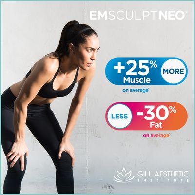 Did you know that our practice offers the leader in non-surgical body contouring with EmSculpt Neo?