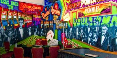 Viva Las Vegas, baby! Our wide range of backdrops and props make it easy for you to create the theme party of your choice.