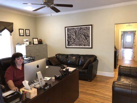 Front Office with Office Manager Teresa Mann