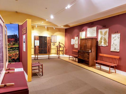 Display in Visitor Center at Hancock Shaker Village