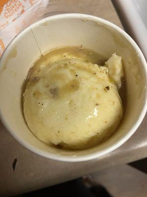 Mashed Potatoes with Cajun Gravy