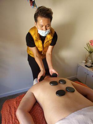 Hotstone massage