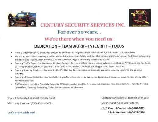 Century Security Services