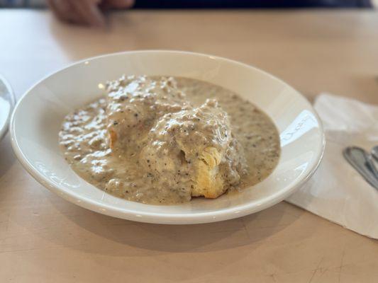 Biscuits and gravy (double)