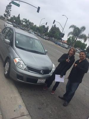 My son bought his first car and he's so happy!  Thanks Mario