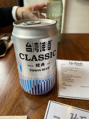 Taiwan beer