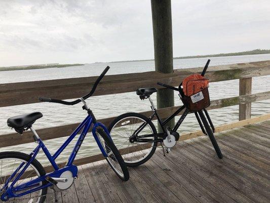 End of raised walkway at Ponce Inlet