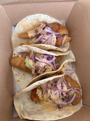 Fish Tacos ( 3 per Order)