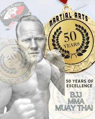 Congratulations to Walt on reaching his 50th year of training in martial arts!