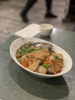 Bok choy with bean curd