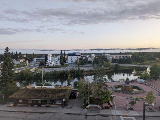 View from the room to the north