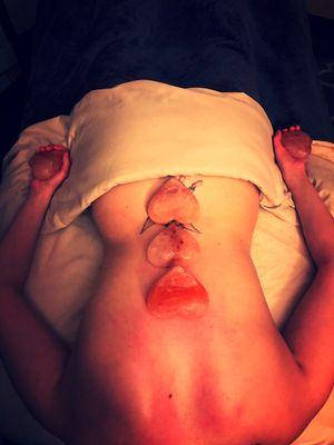 Himalaya salt stone massage.