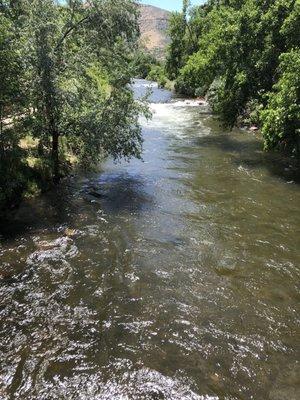 Clear Creek next to the Visitors Center