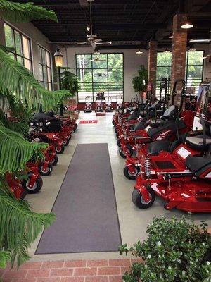 Come browse our showroom for your next mower!