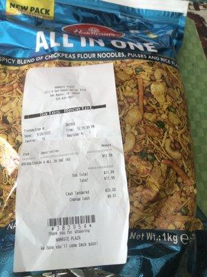 Snack mix (1 kilo, 11.99)