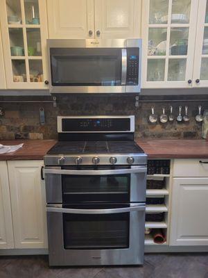 Dual Oven Range & OTR Microwave