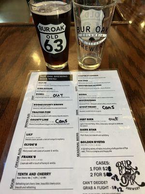 beer menu