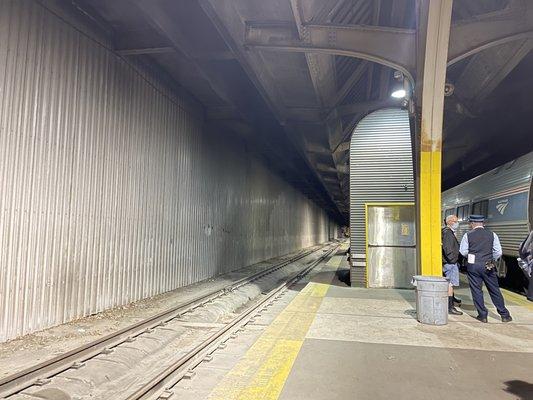 Platform at Union Station in June 2022