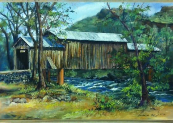 The Covered Bridge
 Chico, Ca
 Janet Lombardi Blixt