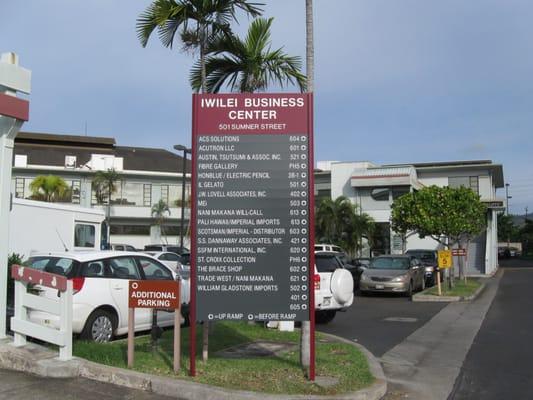 Directory for Iwilei Business Center