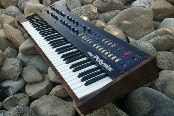 Recently restored Korg Polysix with Kiwisix installed