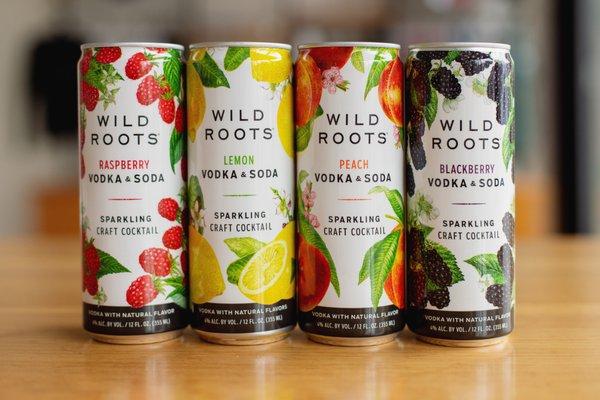 Wild Roots Premade Vodka & Soda Cans