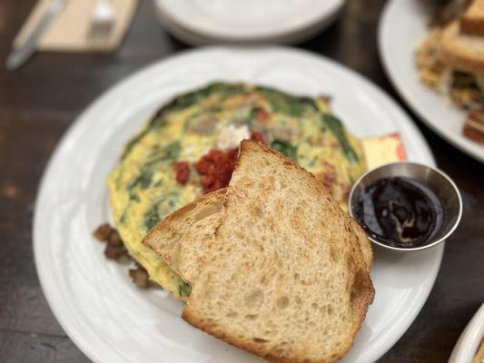 Burgundy Omelet