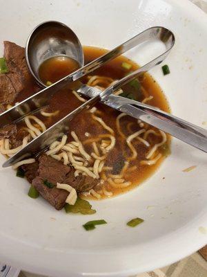 N1. Braised Beef Noodle in Broth