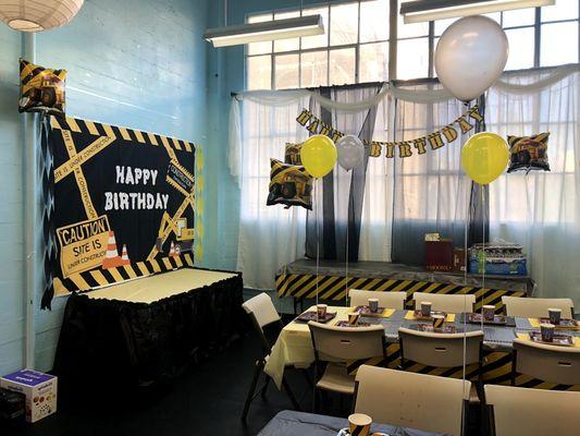 Construction themed party ‍