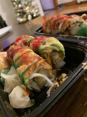 Houmei Roll & Chicken Tempura Roll