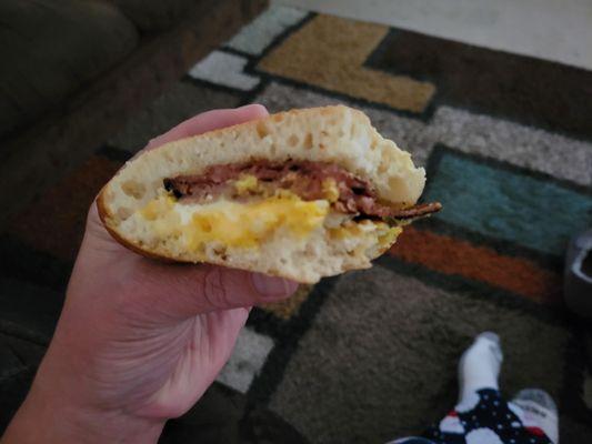 Jersey Shore breakfast sandwich.  Amazing